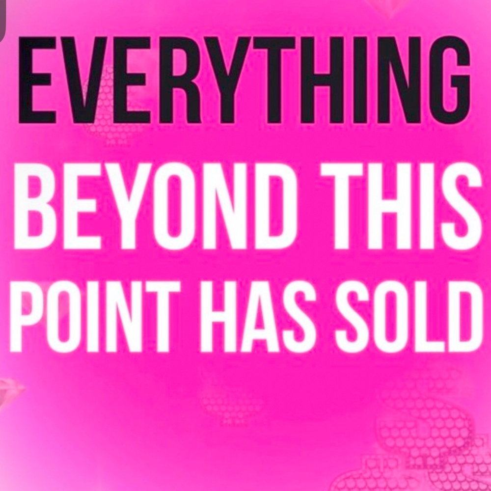 Sold items beyond d this point !!
